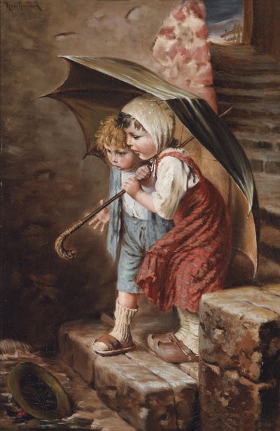 The Surprise by Hermann Kaulbach